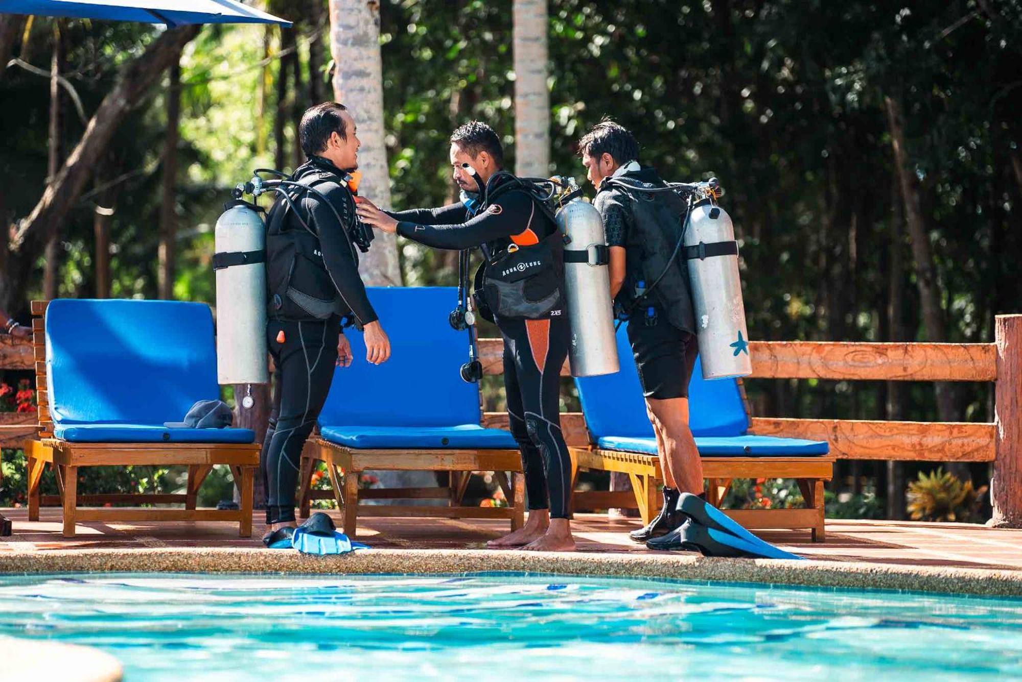 Blue Star Dive And Resort Anda  Kültér fotó